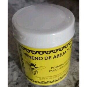 Veneno de Abeja y Arnica/Topical Analgesic Ointment 4.4 oz. Jar New